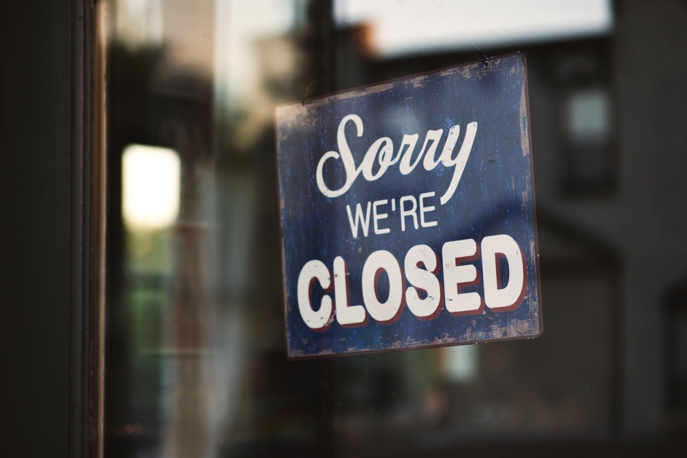 liquidation and business closure
